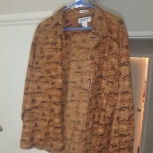 Duluth Trading Company Button Down Long sleeve flannel shirt